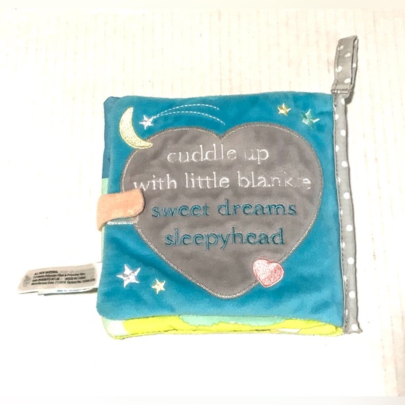 Douglas Baby Elephant/Bunny Sweet Animals Soft Crinkle Lovey Sensory Books Set-2 - Picture 3 of 11